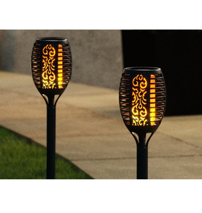 Solar-Fackel TrueFlame Mini, 2er Set