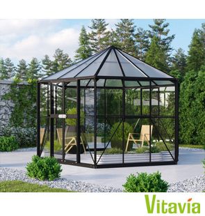 Vitavia Gewächshaus Luna 9000, inkl. Stahlfundament
