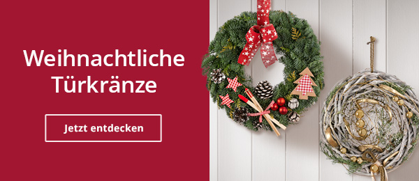 Weihnachtliche Türkränze